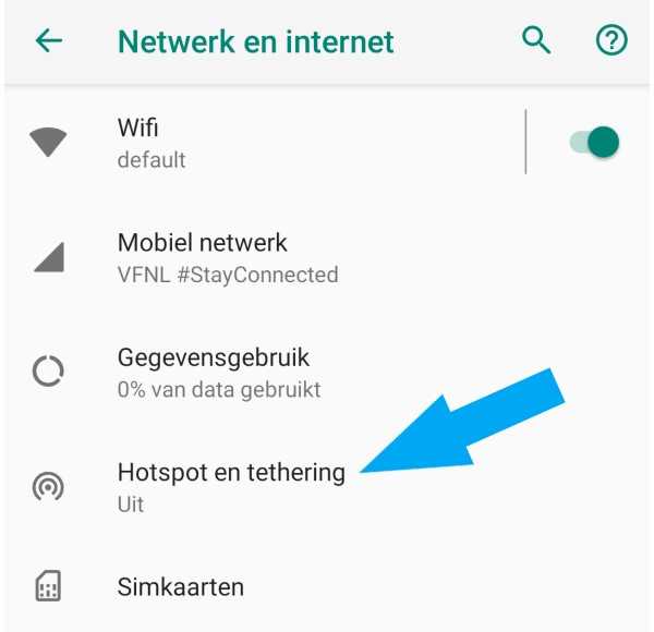 android netwerk en internet
