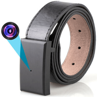 Verborgen camera in riem